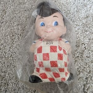 1970's Bob's Big Boy Collector's Bank. Red and White.